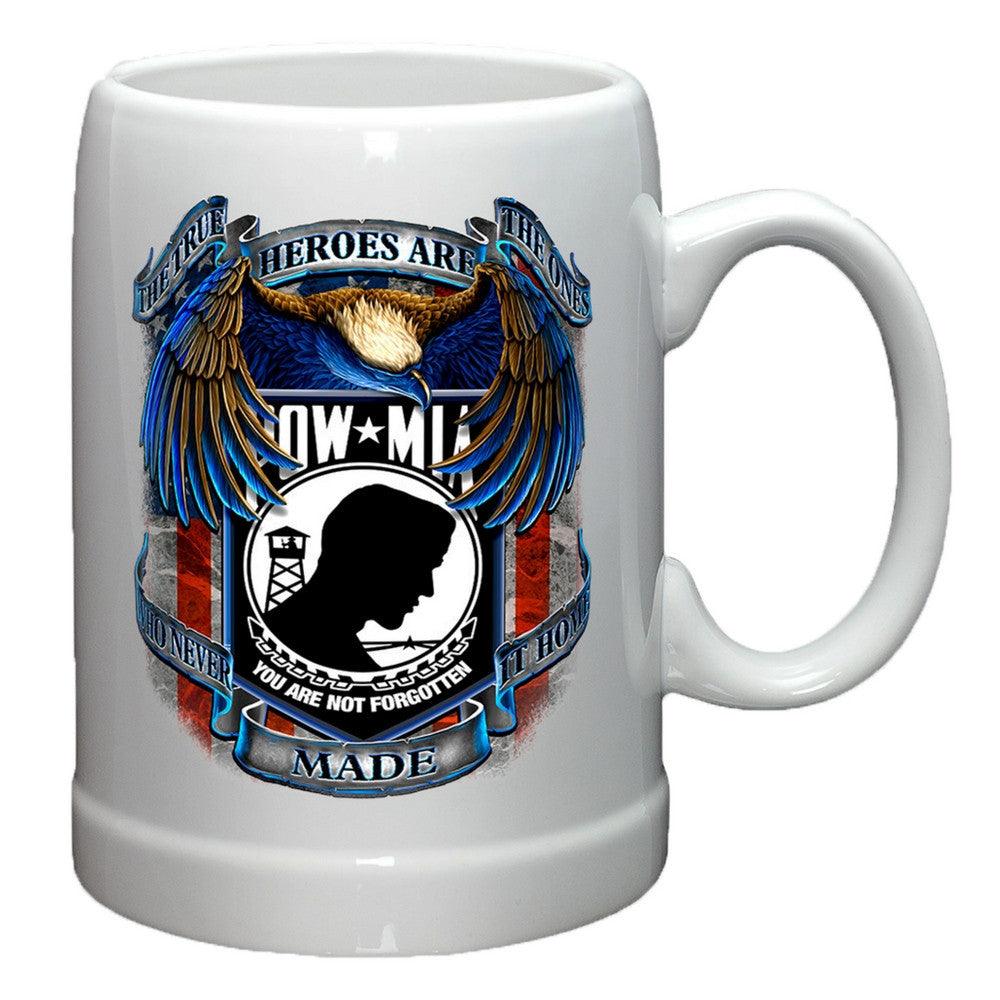 POW MIA Heroes Stoneware Mug Set-Military Republic