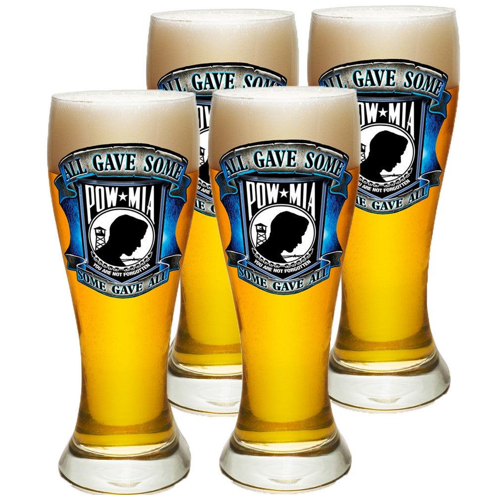 POW MIA Pilsner Glass Set-Military Republic