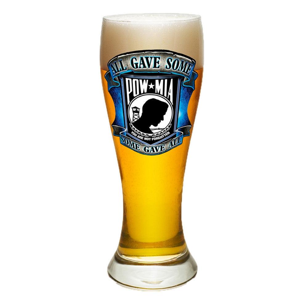 POW MIA Pilsner Glass Set-Military Republic