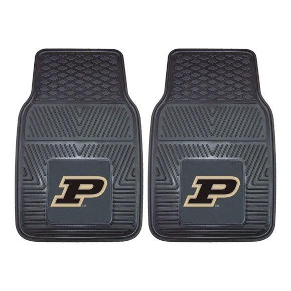 Purdue University 2pk Heavy Duty Vinyl Car Mat Set - Military Republic