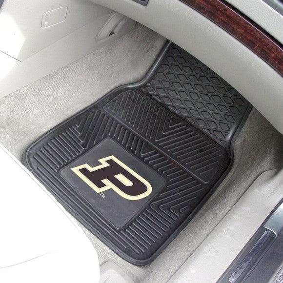 Purdue University 2pk Heavy Duty Vinyl Car Mat Set - Military Republic
