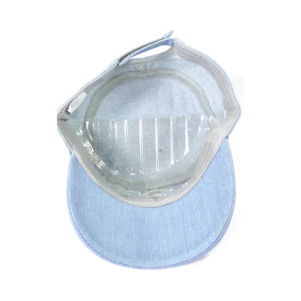 Rhinestone Cadet Hat USA - Light Denim-Military Republic