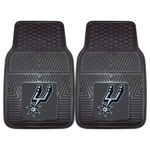San Antonio Spurs 2pk Heavy Duty Vinyl Car Mat Set - Military Republic