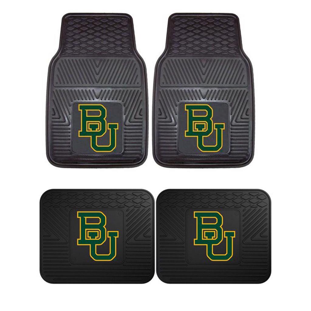 Baylor University 2pk Heavy Duty Vinyl Car Mat Set - Military Republic