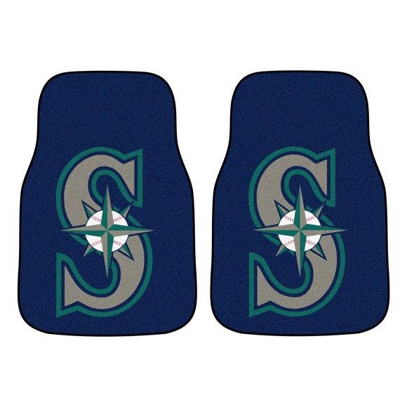 Seattle Mariners 2Pk Carpet Car Mat Set - Military Republic