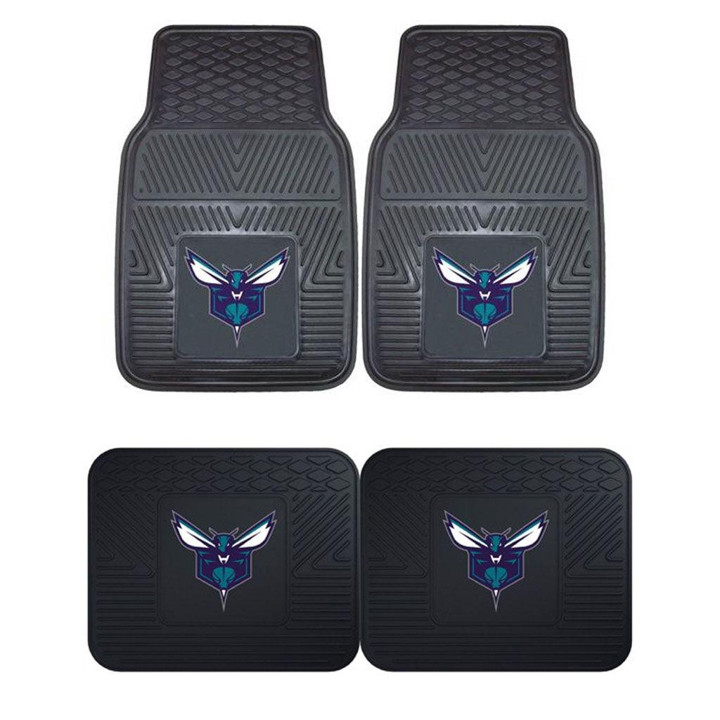 Charlotte Hornets 2pk Heavy Duty Vinyl Car Mat Set - Military Republic