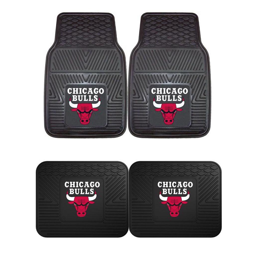 Chicago Bulls 2pk Heavy Duty Vinyl Car Mat Set - Military Republic