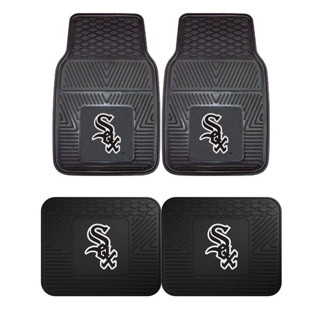 Chicago White Sox 2pk Heavy Duty Vinyl Car Mat Set - Military Republic