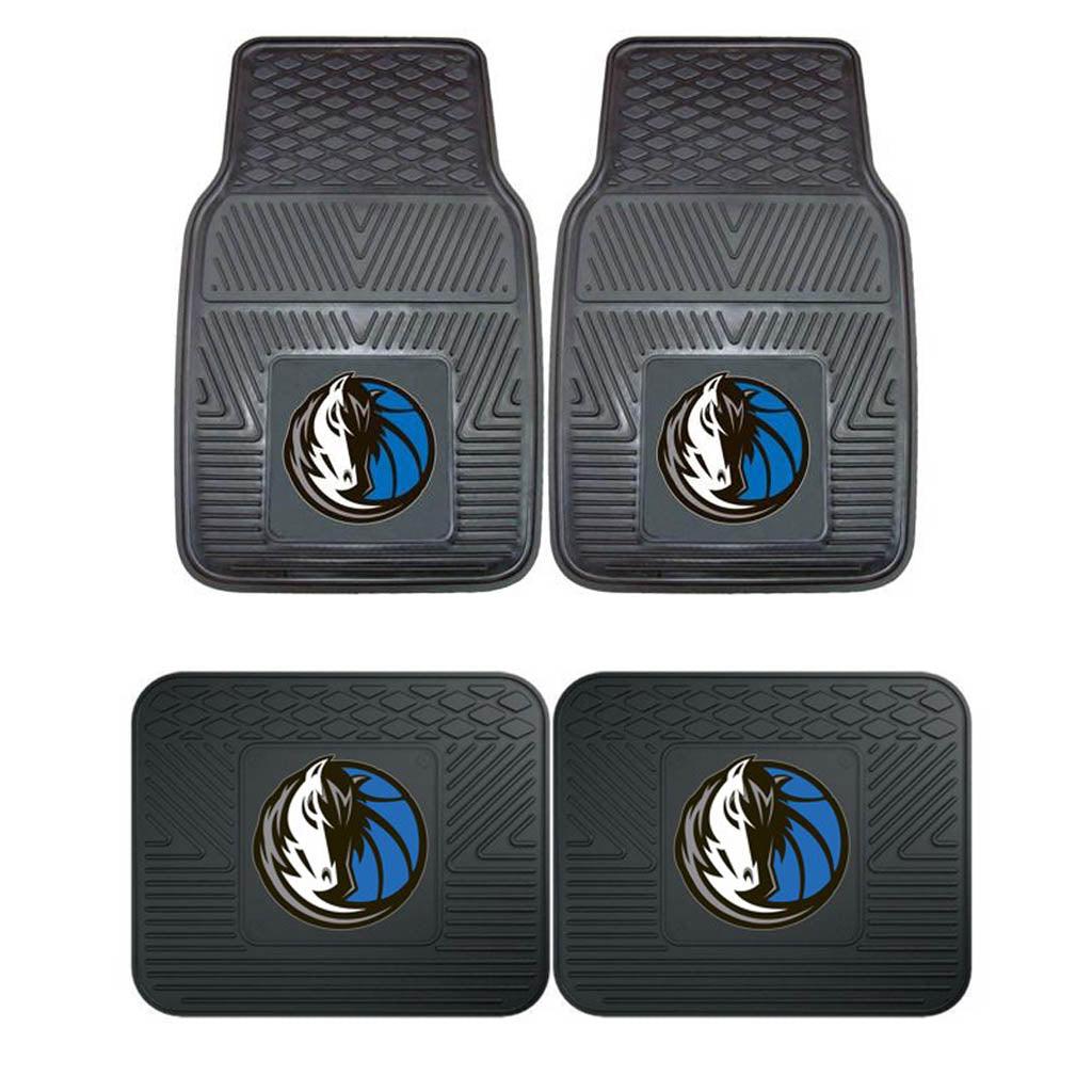 Dallas Mavericks 2pk Heavy Duty Vinyl Car Mat Set - Military Republic
