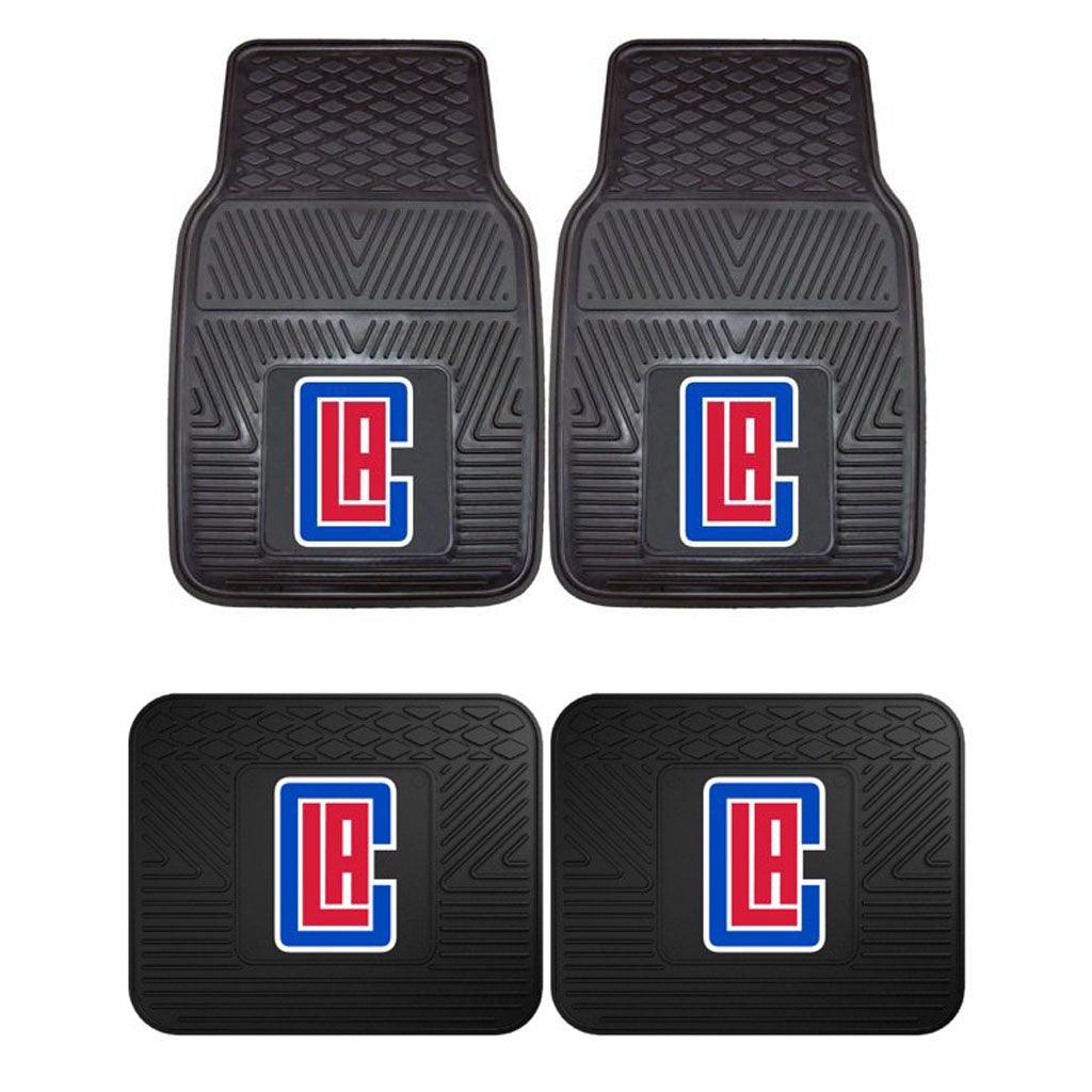 Los Angeles Clippers 2pk Heavy Duty Vinyl Car Mat Set - Military Republic