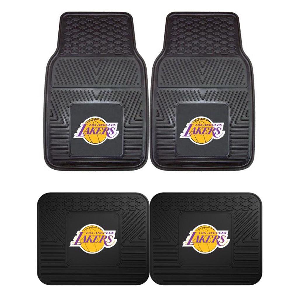 Los Angeles Lakers 2pk Heavy Duty Vinyl Car Mat Set - Military Republic