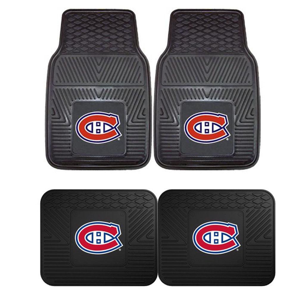 Montreal Canadiens 2pk Heavy Duty Vinyl Car Mat Set - Military Republic
