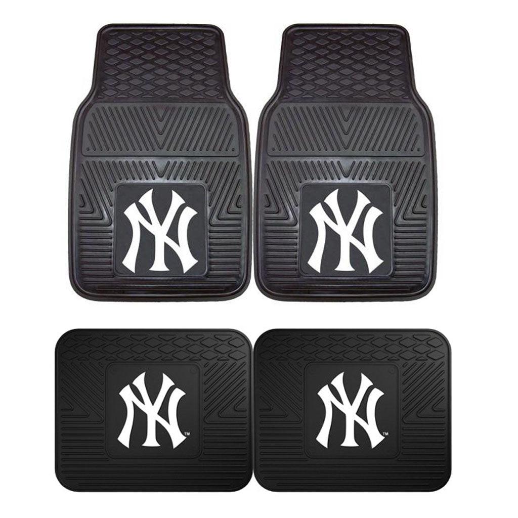 New York Yankees 2pk Heavy Duty Vinyl Car Mat Set - Military Republic