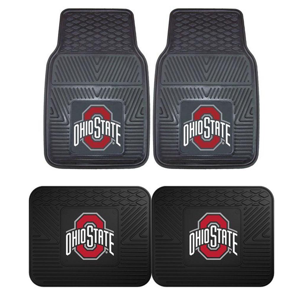 Ohio State University 2pk Heavy Duty Vinyl Car Mat Set - Military Republic