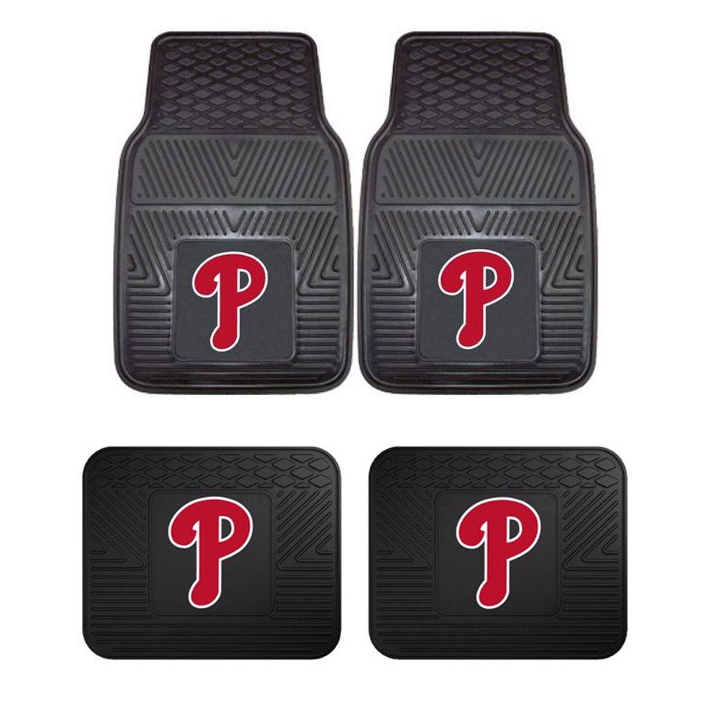 Philadelphia Phillies 2pk Heavy Duty Vinyl Car Mat Set - Military Republic
