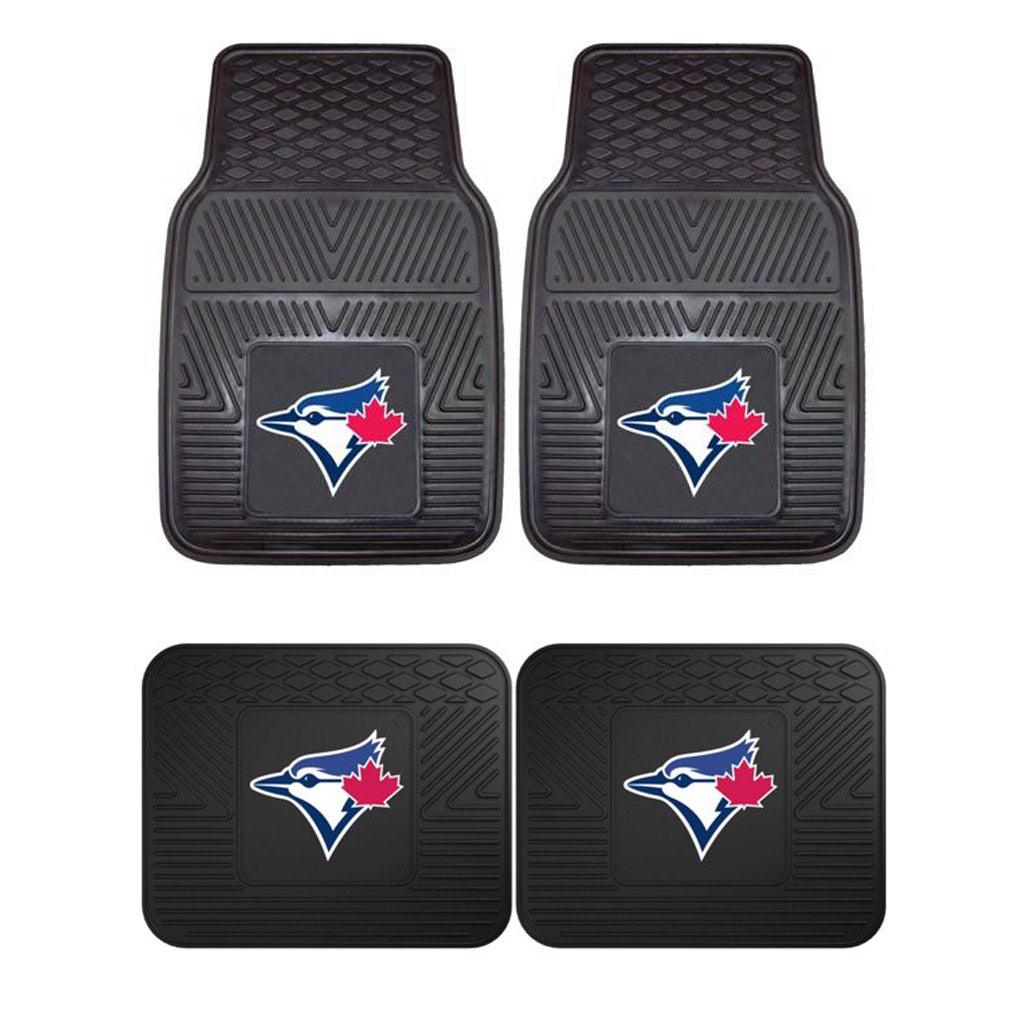 Toronto Blue Jays 2pk Heavy Duty Vinyl Car Mat Set - Military Republic