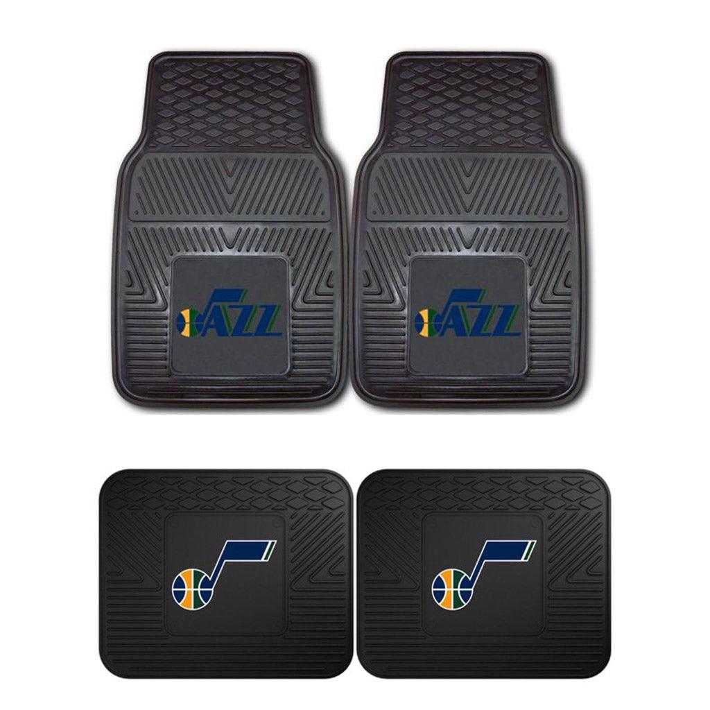 Utah Jazz 2pk Heavy Duty Vinyl Car Mat Set - Military Republic