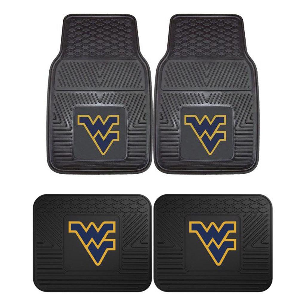 West Virginia University 2pk Heavy Duty Vinyl Car Mat Set - Military Republic