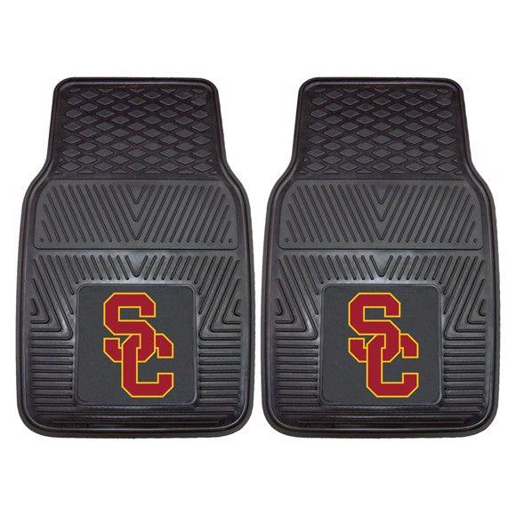 University of Southern California 2pk Heavy Duty Vinyl Car Mat Set - Military Republic