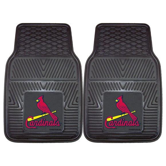 St. Louis Cardinals 2pk Heavy Duty Vinyl Car Mat Set - Military Republic