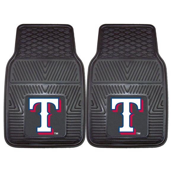 Texas Rangers 2pk Heavy Duty Vinyl Car Mat Set - Military Republic