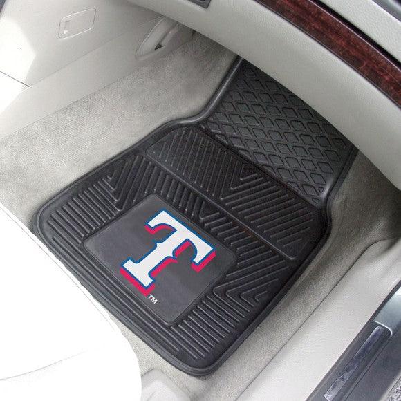 Texas Rangers 2pk Heavy Duty Vinyl Car Mat Set - Military Republic