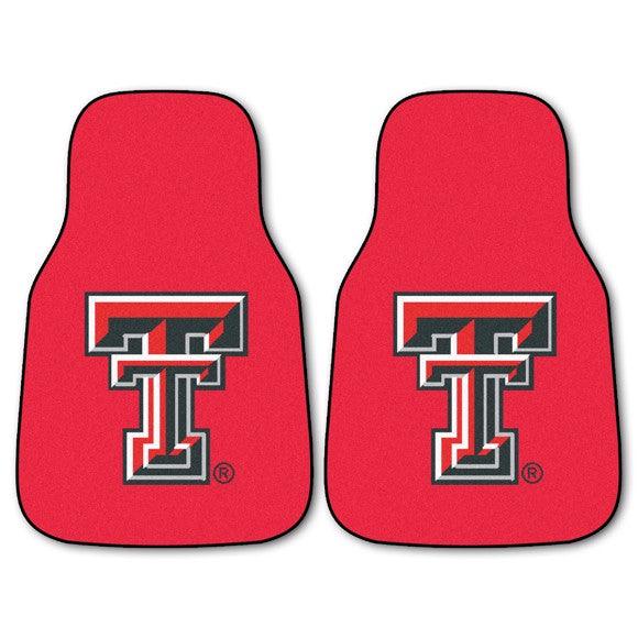 Texas Tech University 2Pk Carpet Car Mat Set - Military Republic