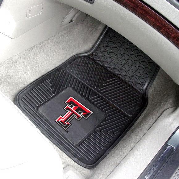 Texas Tech University 2pk Heavy Duty Vinyl Car Mat Set - Military Republic