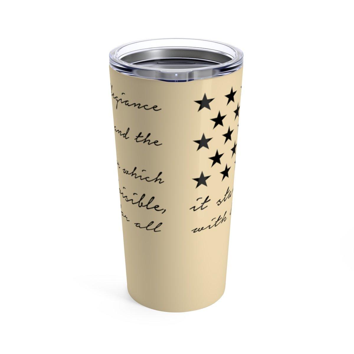 The Pledge of Allegiance Tumbler - 20 oz - Military Republic