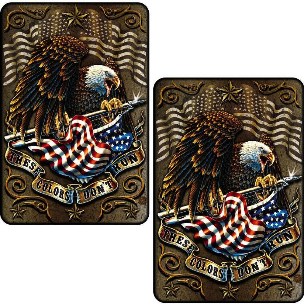 These Colors Don't Run Aluminum Sign-Military Republic