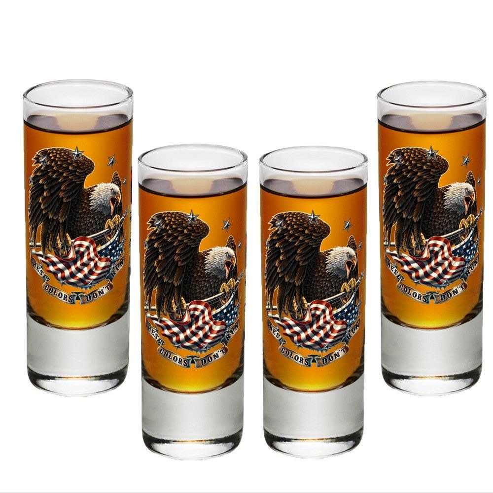 These Colors Don't Run Shot Glasses-Military Republic