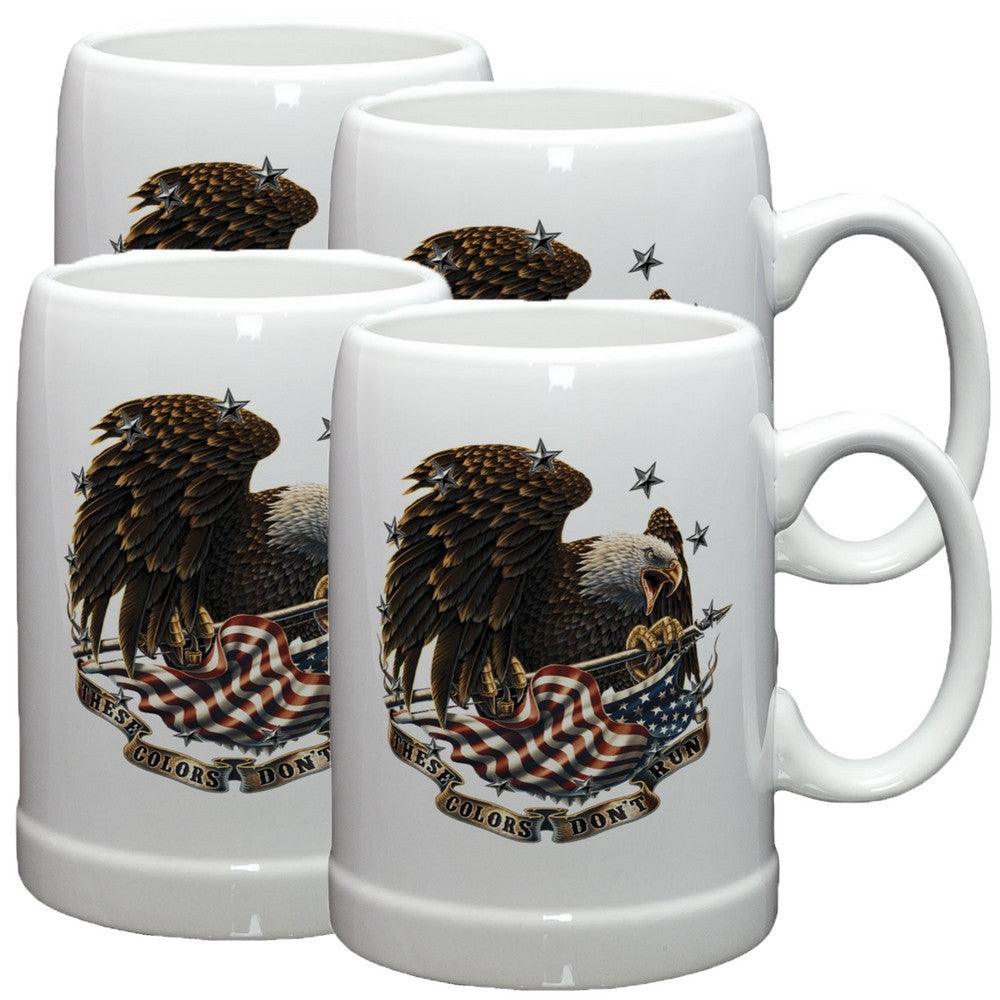 These Colors Don't Run Stoneware Mug Set-Military Republic