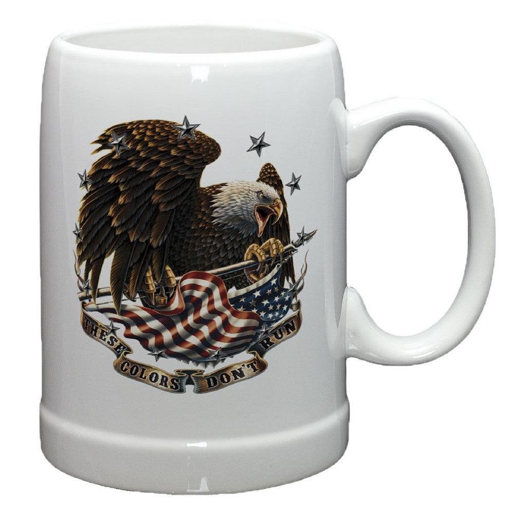 These Colors Don't Run Stoneware Mug Set-Military Republic