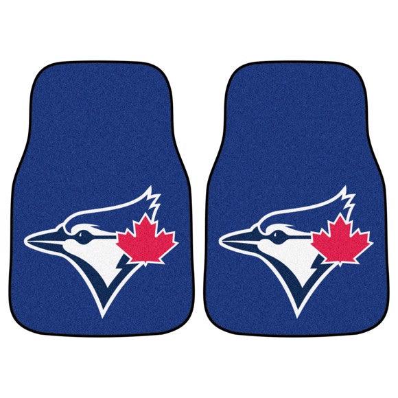 Toronto Blue Jays 2Pk Carpet Car Mat Set - Design 2 - Military Republic