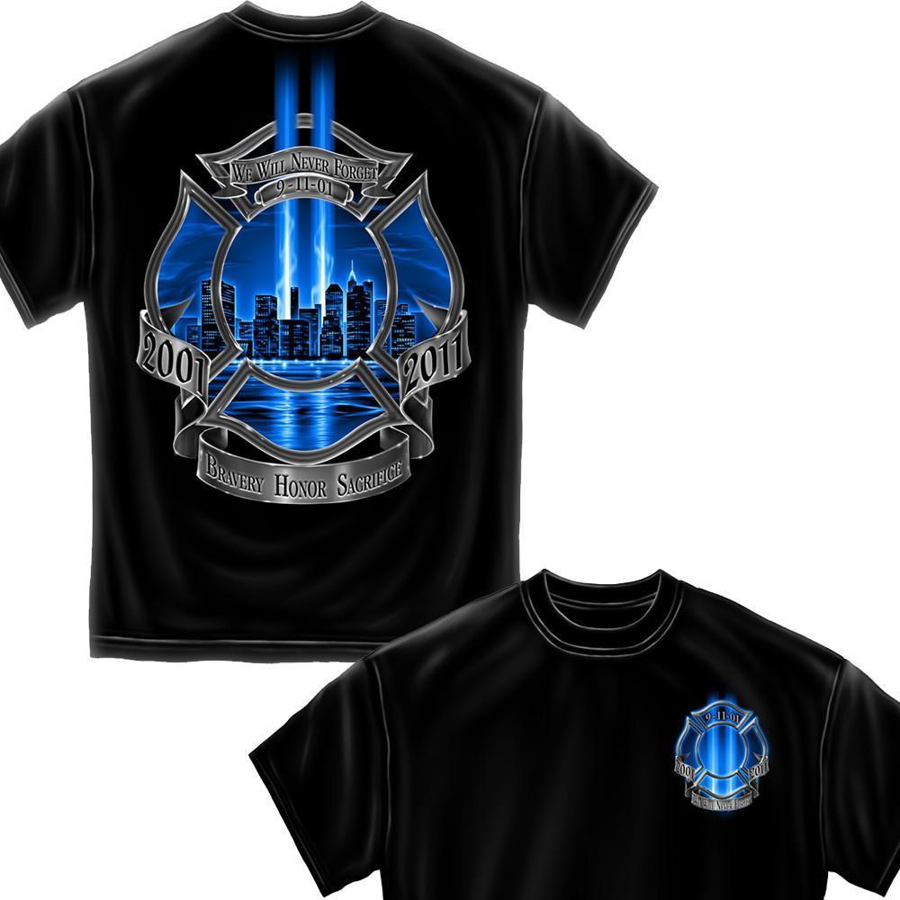 Tribute High Honor Firefighter T-Shirt-Military Republic