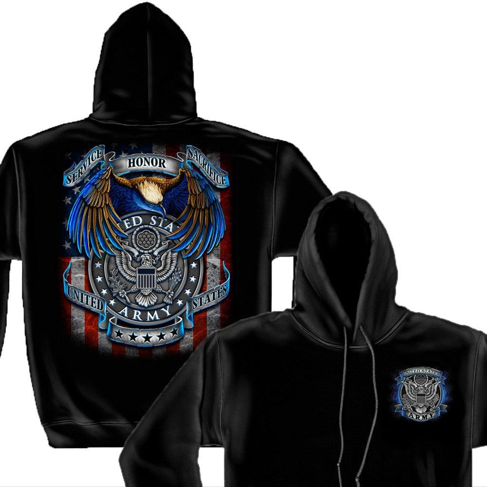 True Heroes Army Hoodie-Military Republic