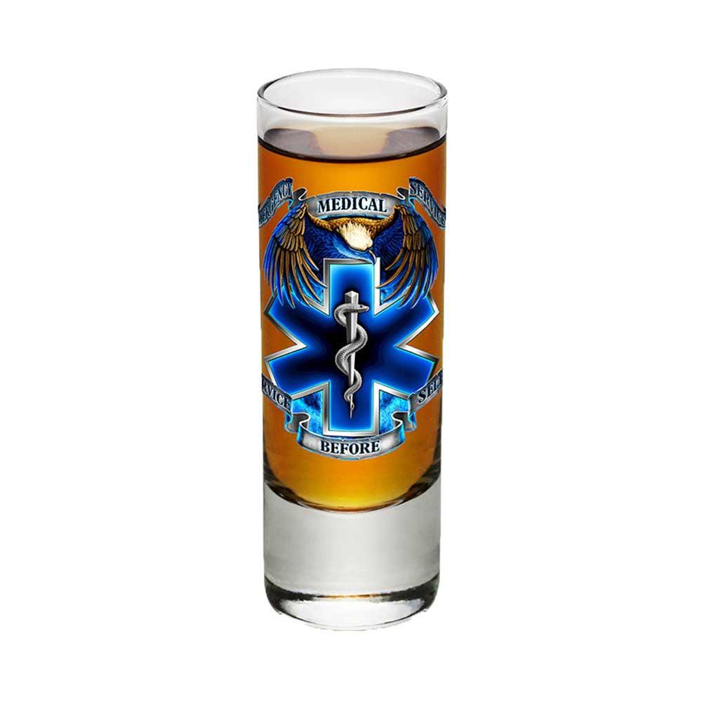 True Heroes EMS Shot Glasses-Military Republic