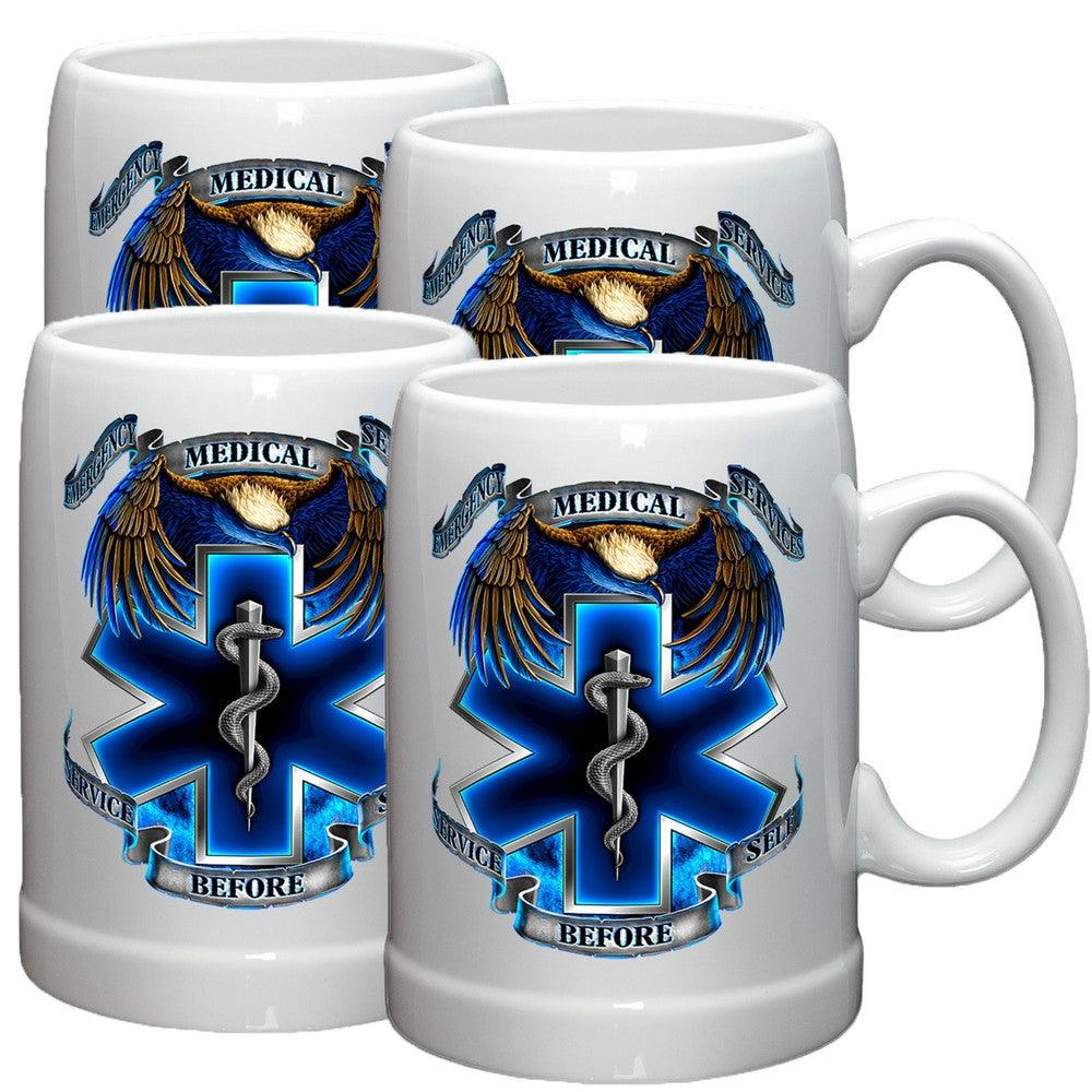 True Heroes EMS Stoneware Mug Set-Military Republic