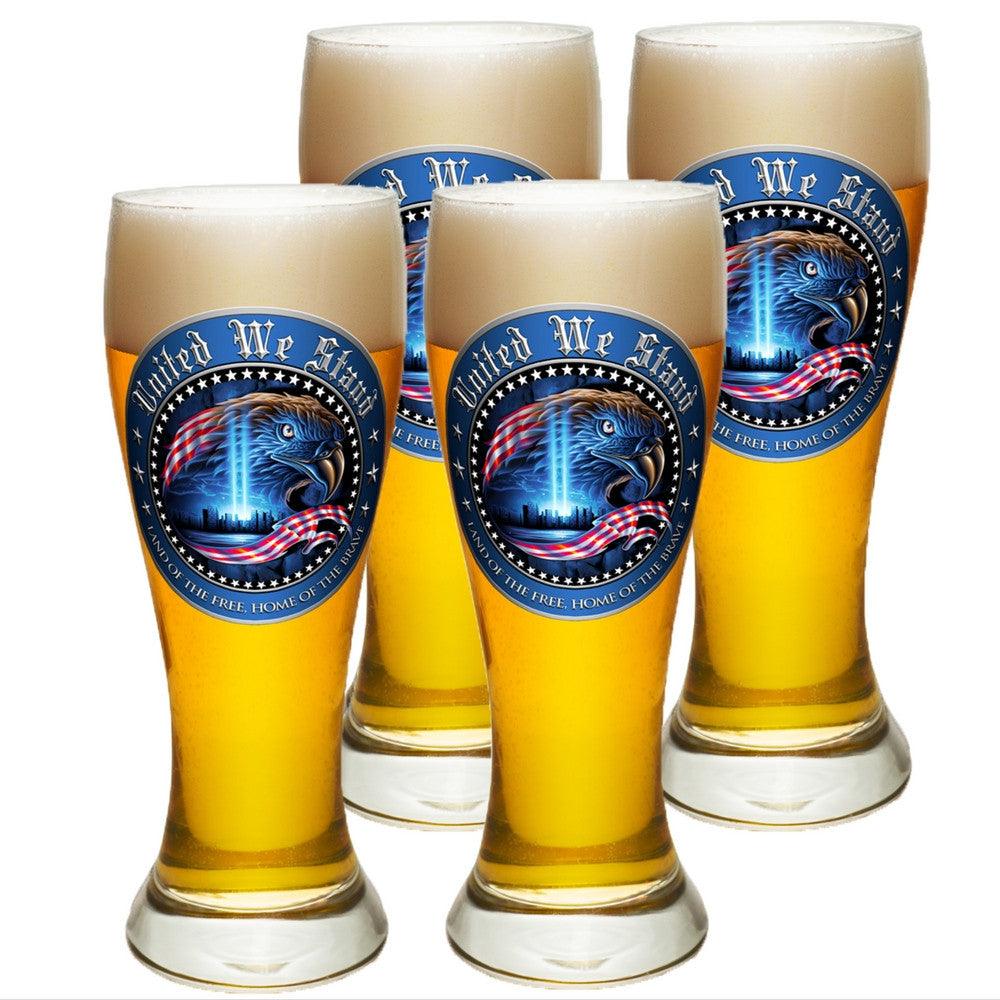 United We Stand Pilsner Glass Set-Military Republic