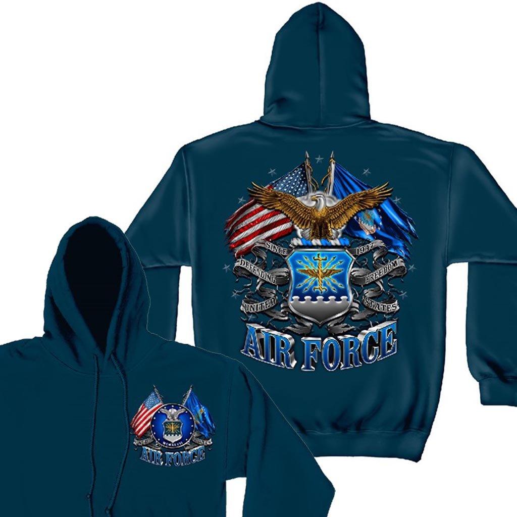 U.S. Air Force Double Flag Hoodie - Military Republic