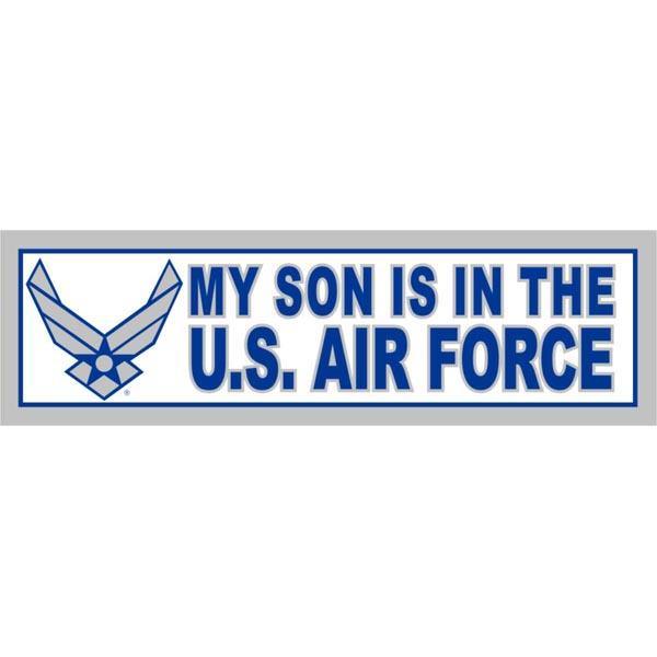 U.S. Air Force My Son is in the Air Force Bumper Sticker - Military Republic