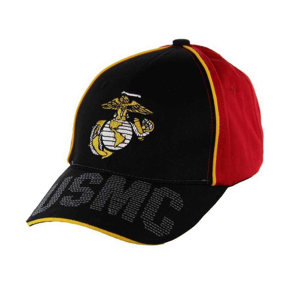 Marine Piped Cap (GOLD and BLACK)-Military Republic