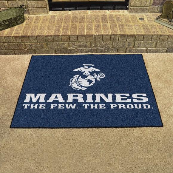 USMC Semper Fi Large Floor Mat - Military Republic