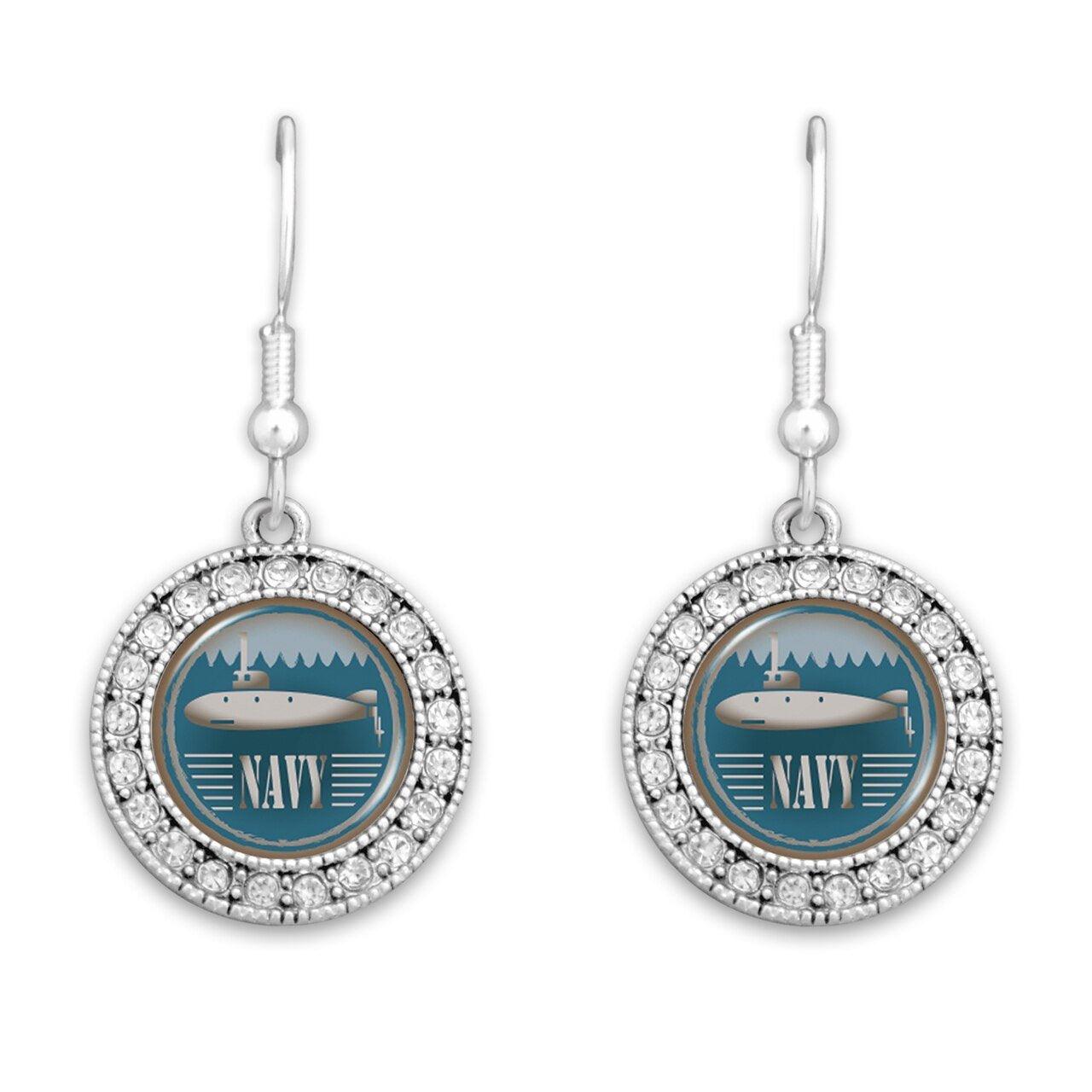 U.S. Navy Artisan Earrings - Military Republic