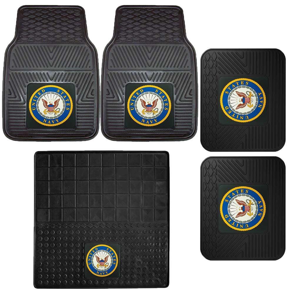 US Navy Heavy Duty Vinyl Rear Car Mats-Military Republic