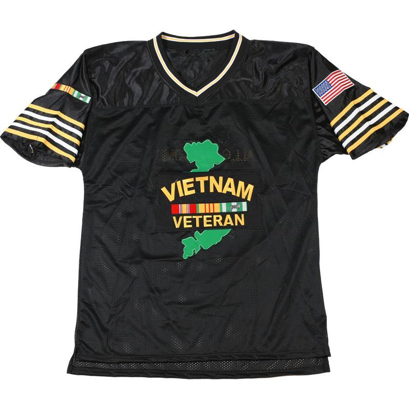 U.S. Vietnam Veteran Football Jersey-Military Republic