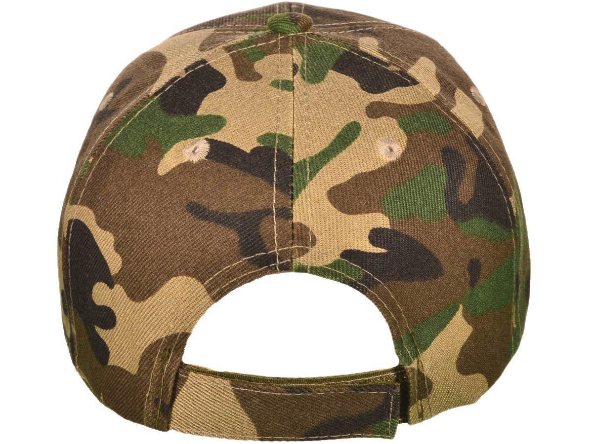 USA Flag & Eagle Patriotic Baseball Hat(Camo)-Military Republic