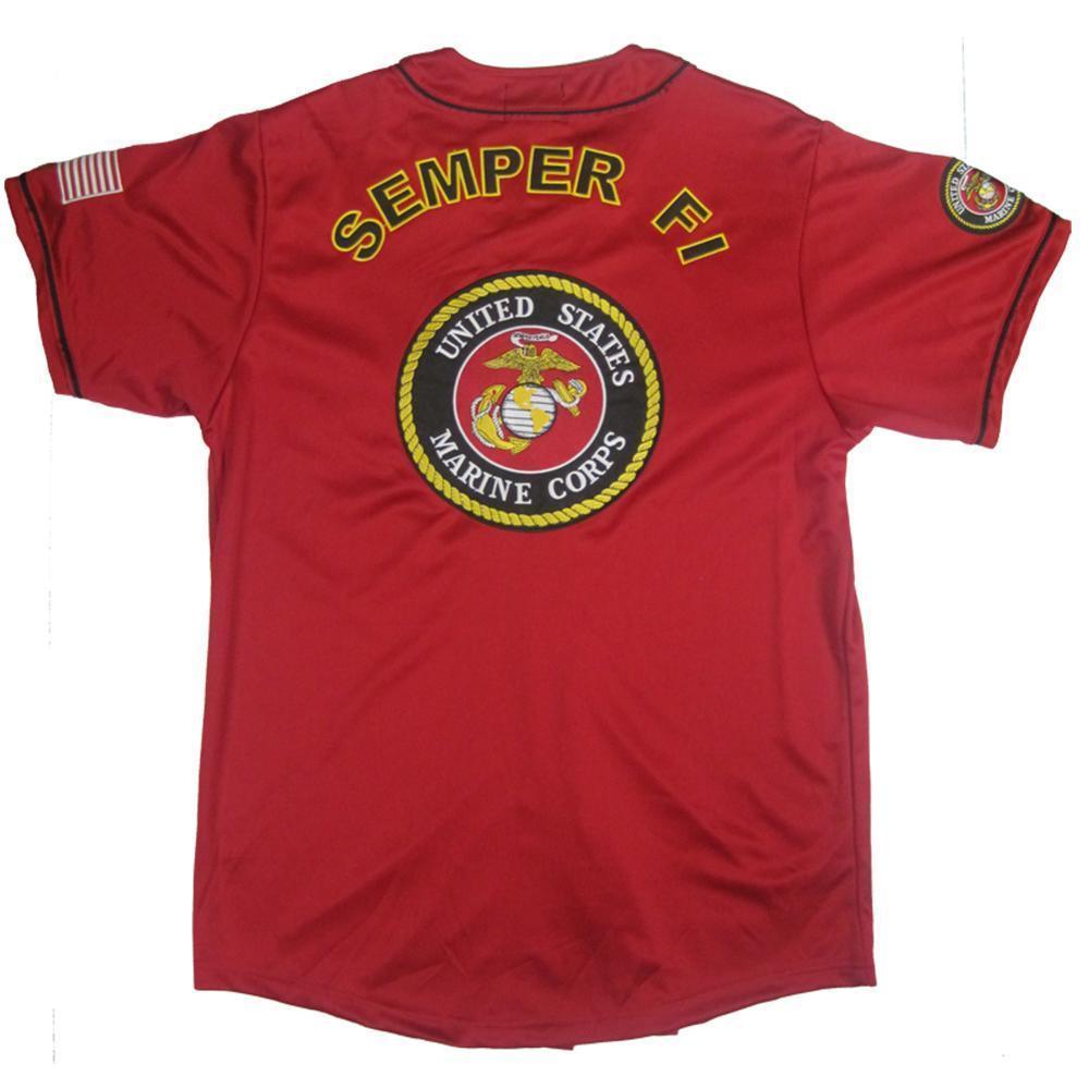 U.S.Marines Baseball Jersey-Military Republic
