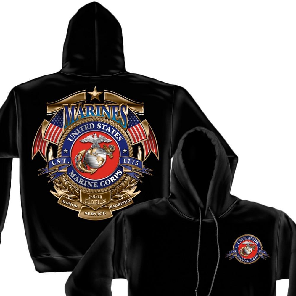 USMC Marines T-Shirt-Military Republic