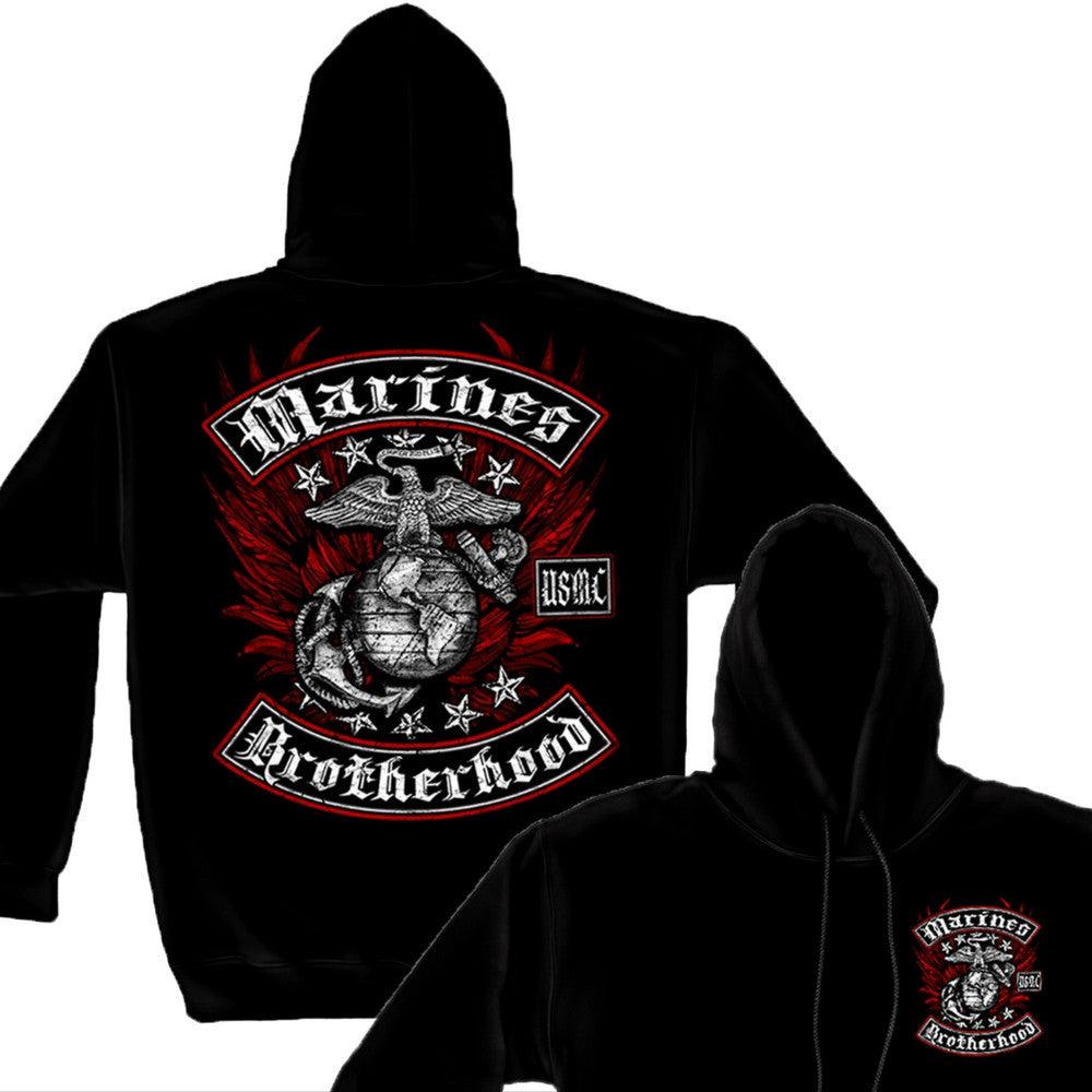 USMC Brotherhood Hoodie-Military Republic